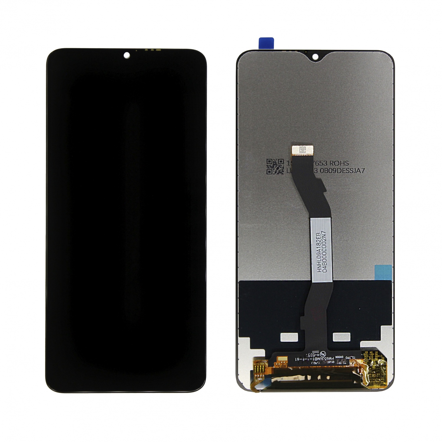 Дисплей в сборе с тачскрином для Xiaomi Redmi Note 8 Pro (Черный) - Премиум