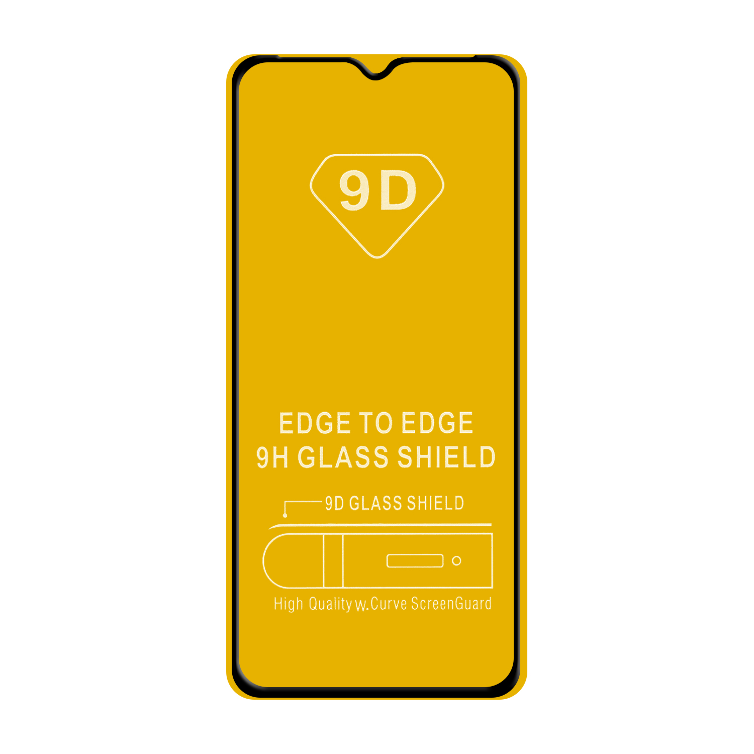 Защитное стекло "Полное покрытие" для Samsung A02s/A12  (Черный)