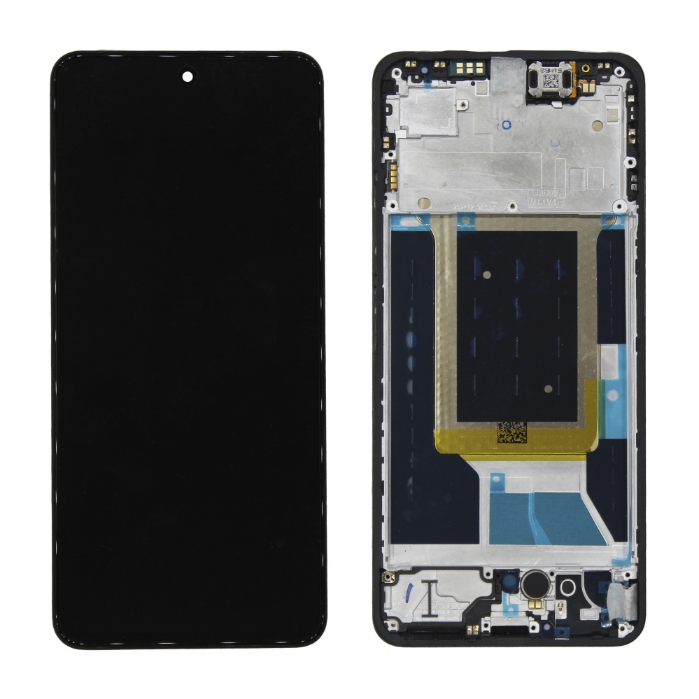 Дисплей в сборе с тачскрином для Realme 14 5G (Черный) - в рамке снятый OR100% (SP)