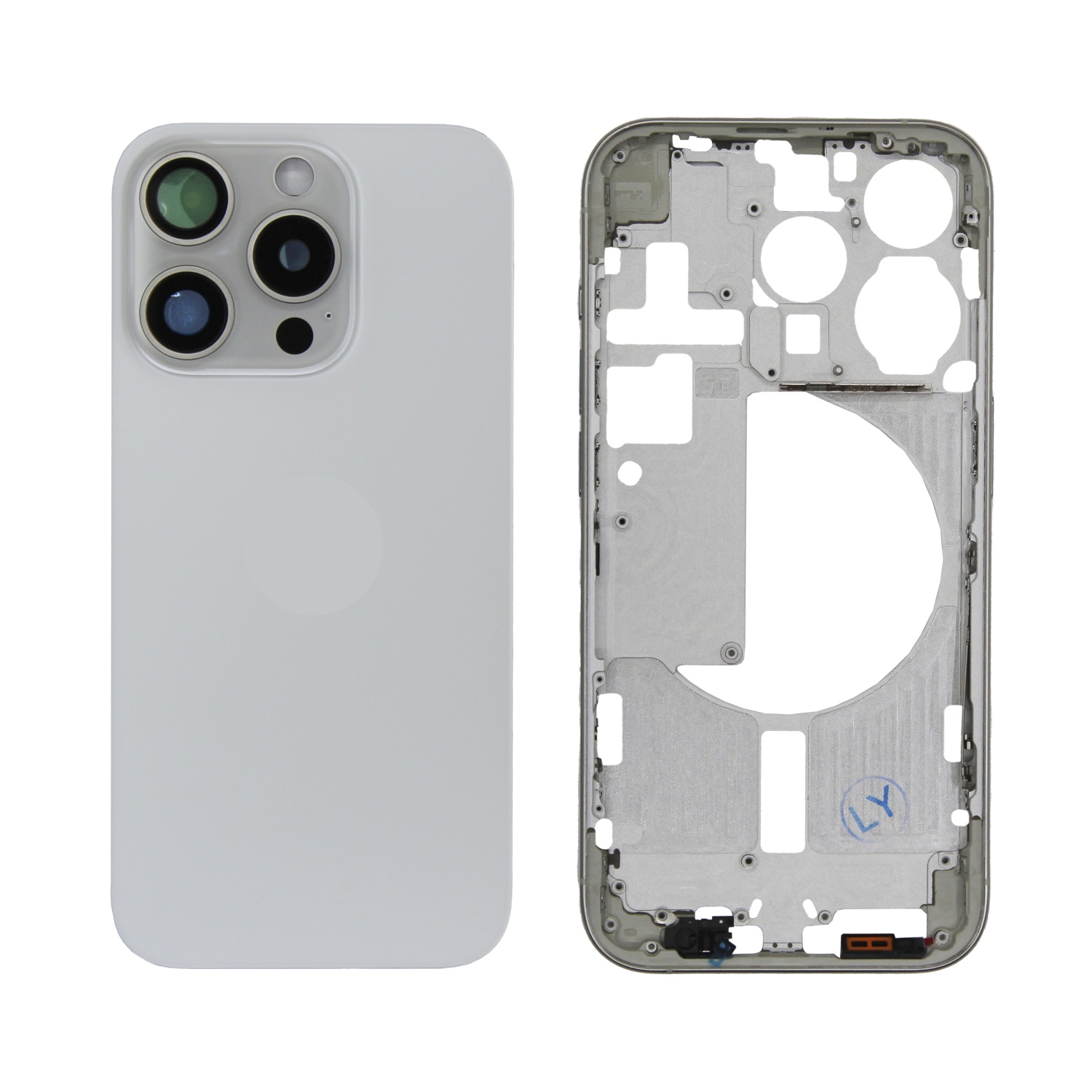 Корпус для iPhone 15 Pro (Белый) - OEM