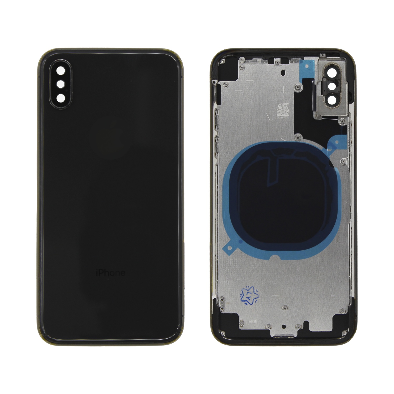 Корпус для iPhone X (Черный) - OEM