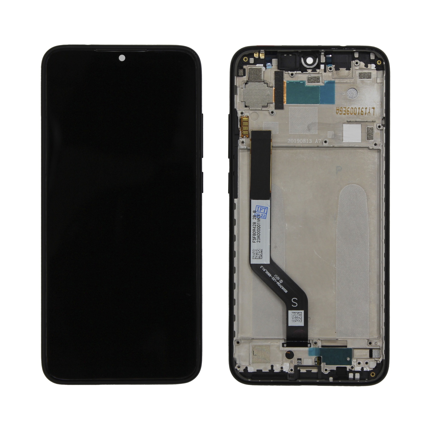 Дисплей в сборе с тачскрином для Xiaomi Redmi Note 7/Redmi Note 7 Pro (Черный) - в рамке OR