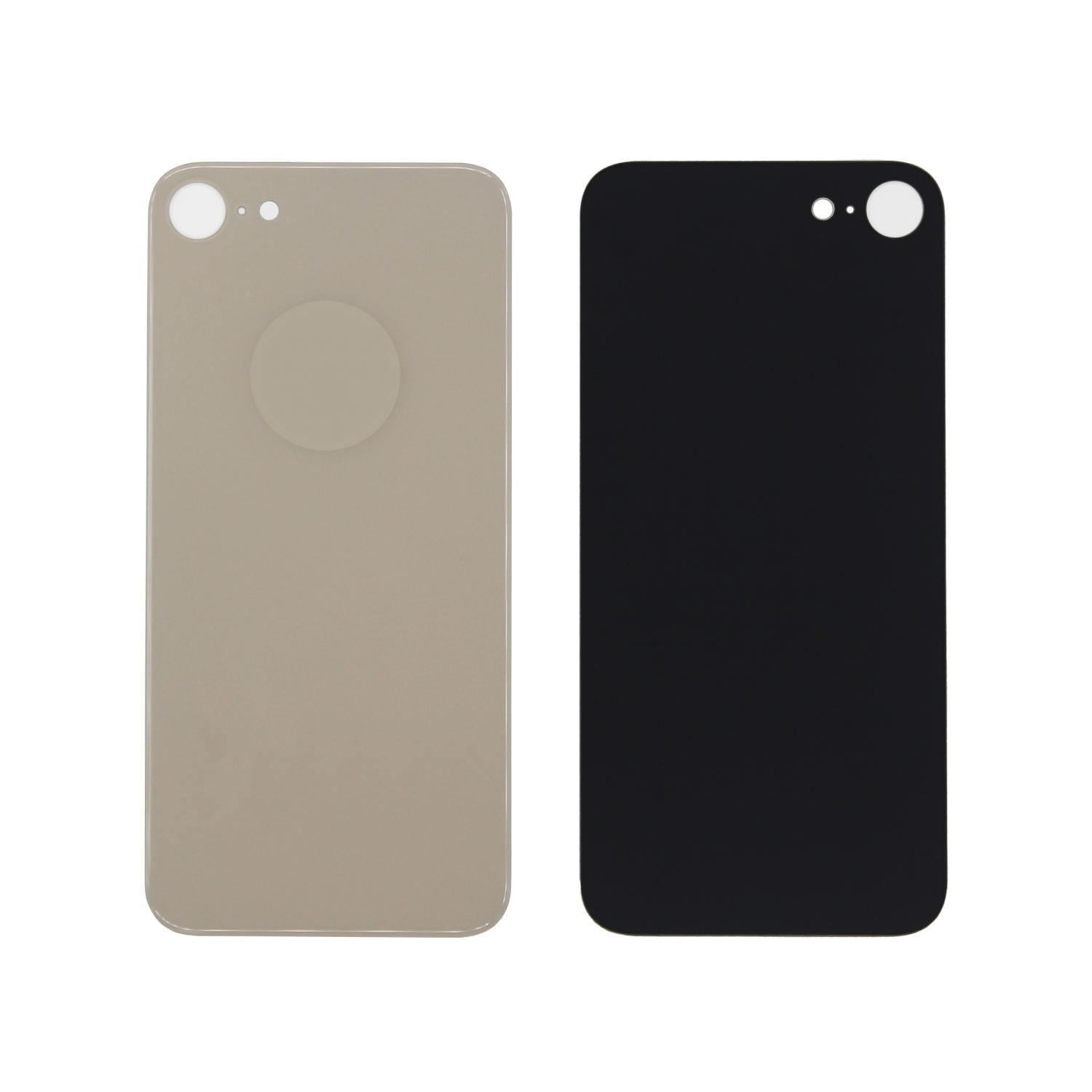 Задняя крышка для iPhone 8 (Золотой) - с широким вырезом