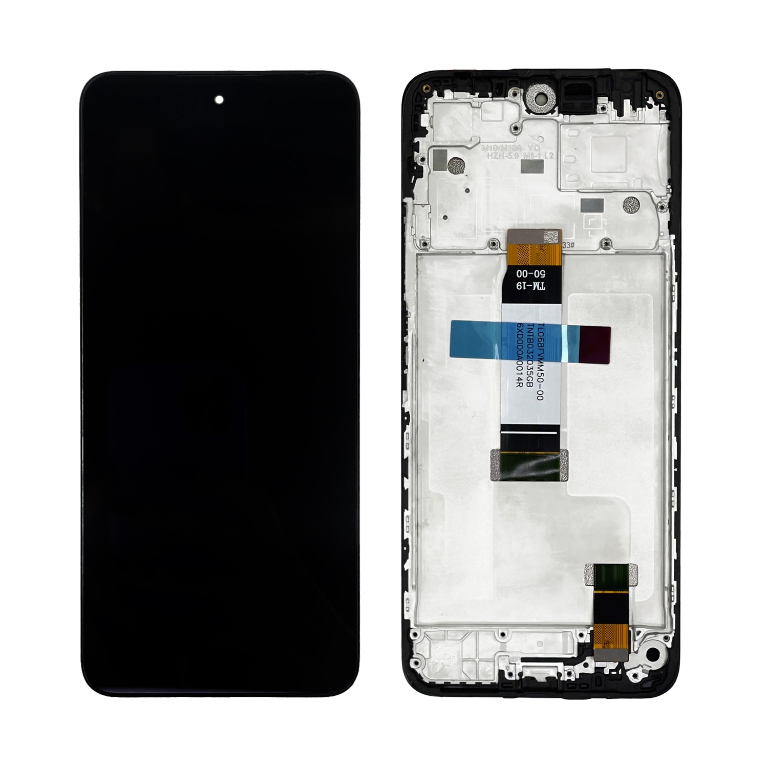 Дисплей в сборе с тачскрином для Xiaomi Redmi 12 4G (Черный) - в рамке OR