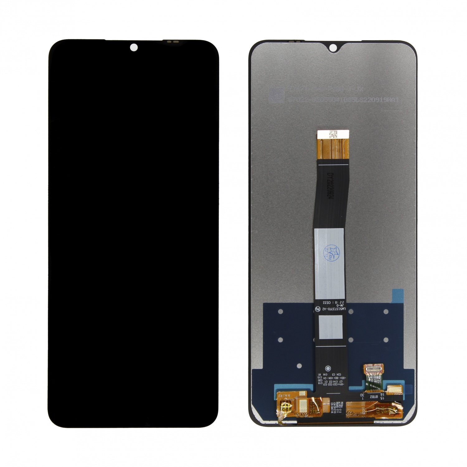 Дисплей в сборе с тачскрином для Xiaomi Redmi 10C/Poco C40 (Черный) - Премиум