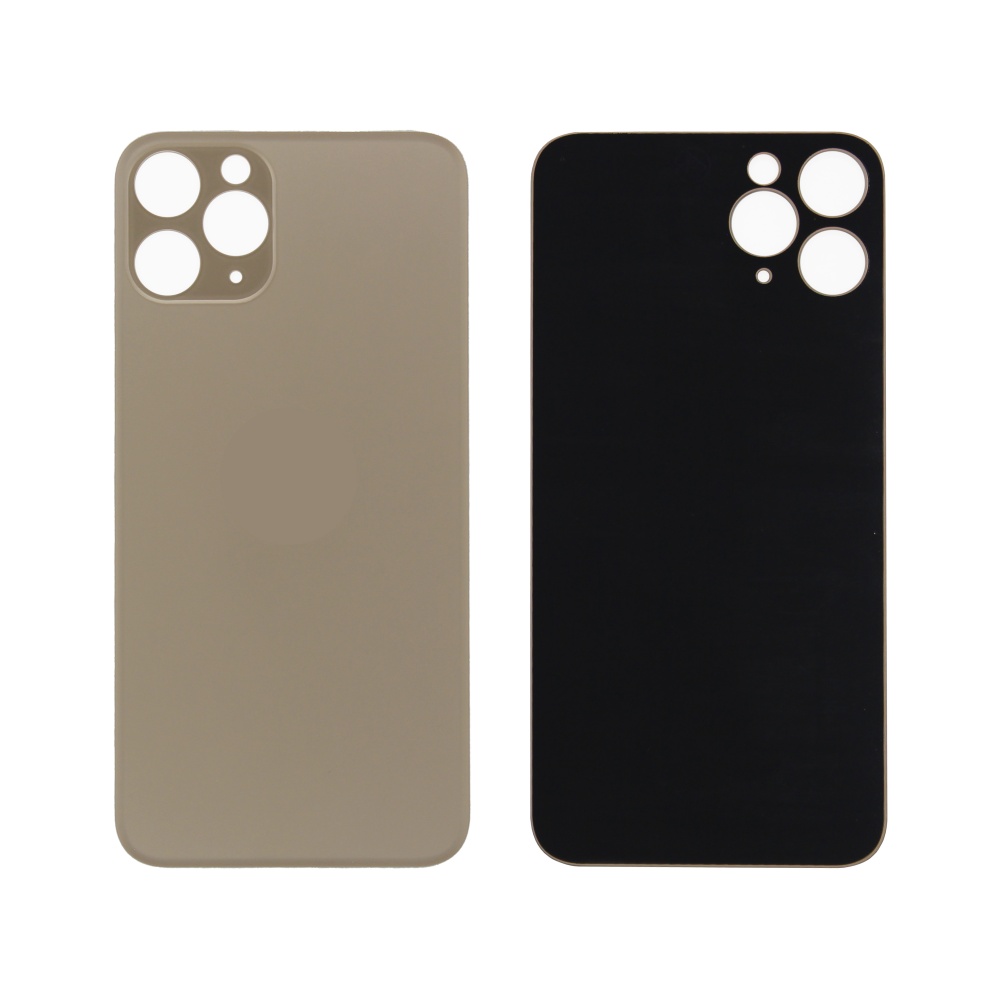 Задняя крышка для iPhone 11 Pro (Золотой) - с широким вырезом