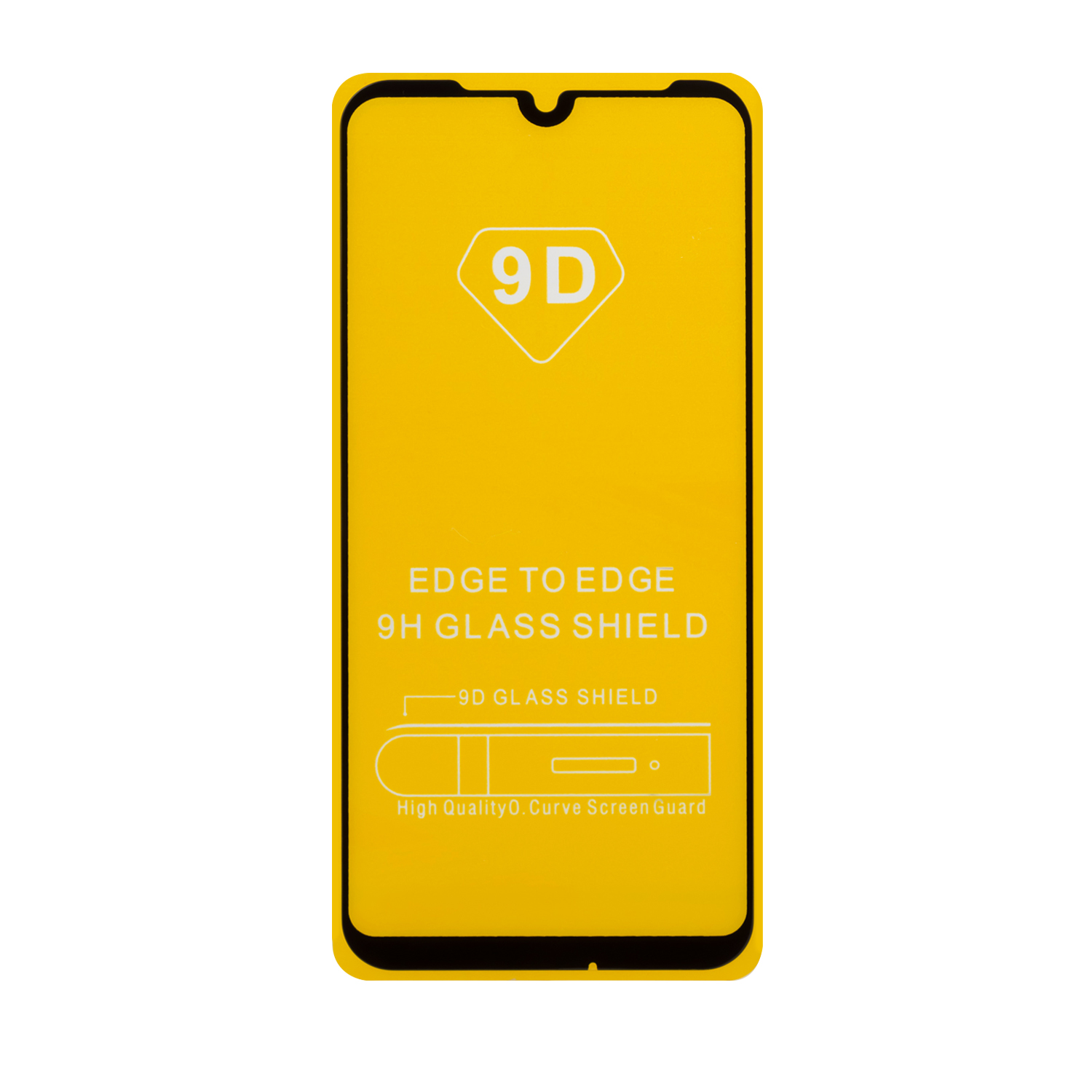 Защитное стекло "Полное покрытие" для Xiaomi Redmi Note 7/Note 7 Pro (Черный)