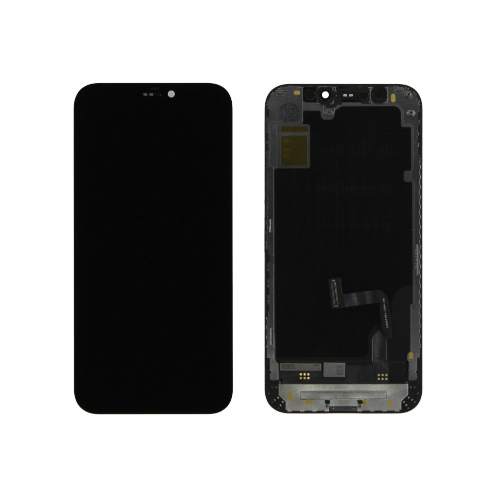 Дисплей в сборе с тачскрином для iPhone 12 mini (Черный) - OLED (DD)