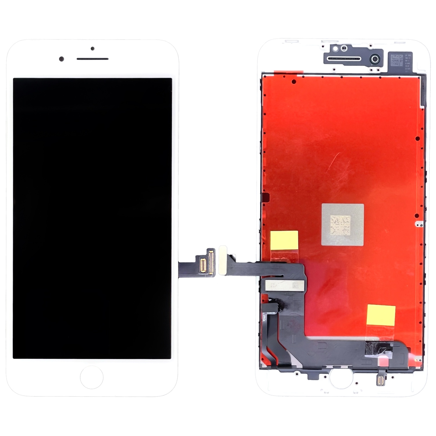 Дисплей в сборе с тачскрином для iPhone 8 Plus (Белый) - OR (заменили Тач + Стекло)