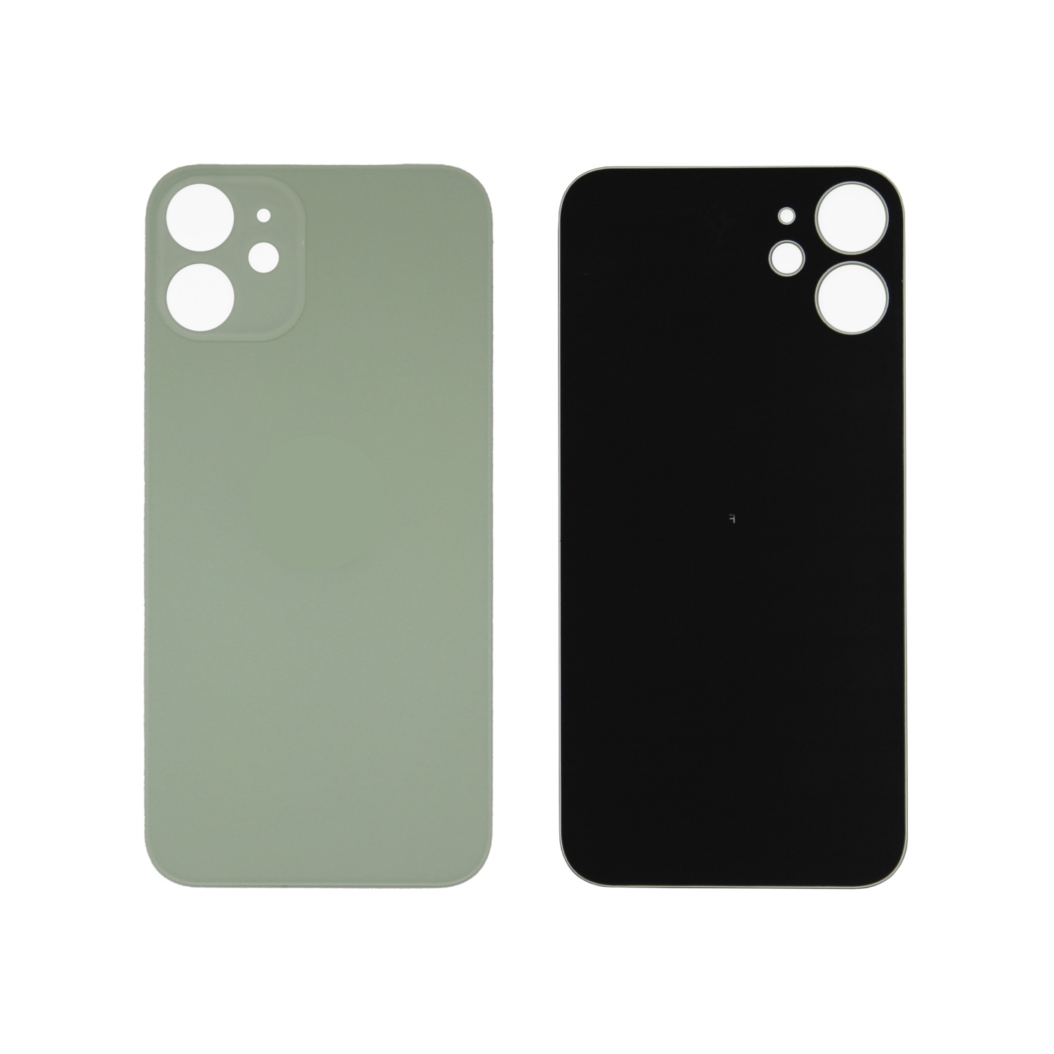 Задняя крышка для iPhone 12 mini (Зеленый) - с широким вырезом