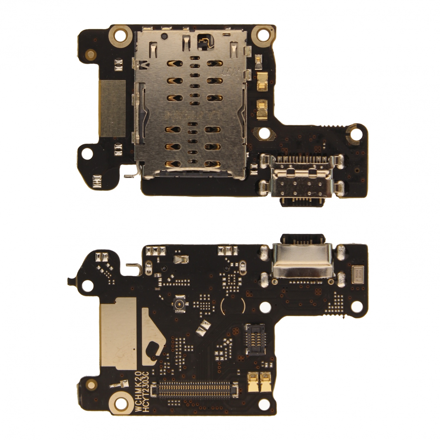 Шлейф Xiaomi Mi 9T плата системный разъем/разъем SIM