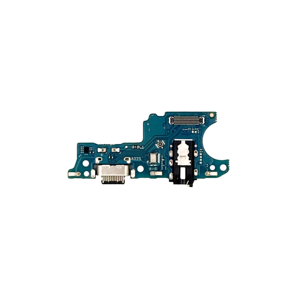 Шлейф Samsung A037F (A03s) плата на системный разъем/разъем гарнитуры/микрофон - Премиум