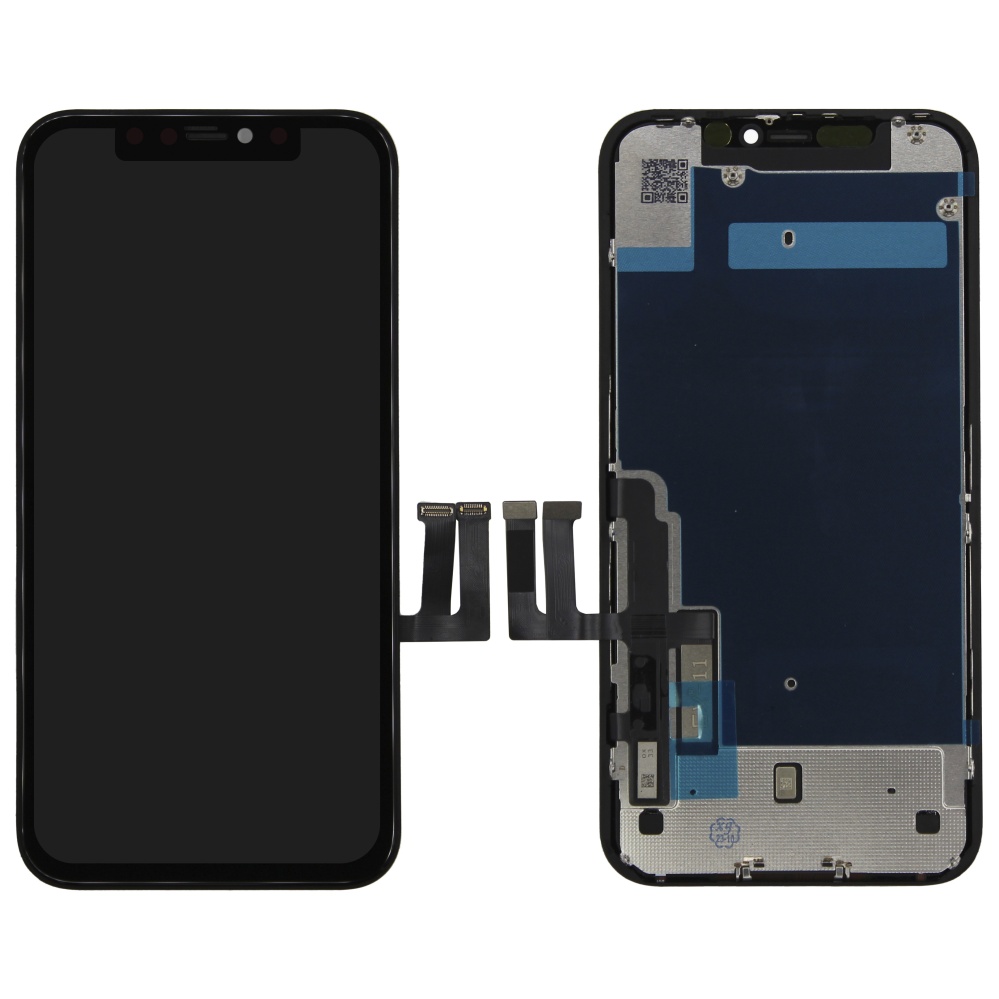 Дисплей в сборе с тачскрином для iPhone 11 (Черный) - GX