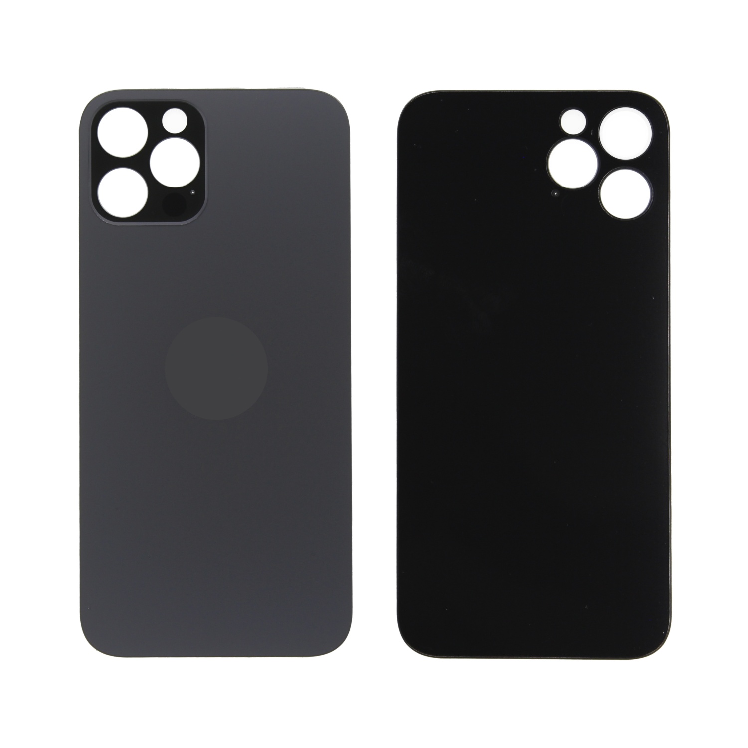 Задняя крышка iPhone 12 Pro (Черный) - с широким вырезом