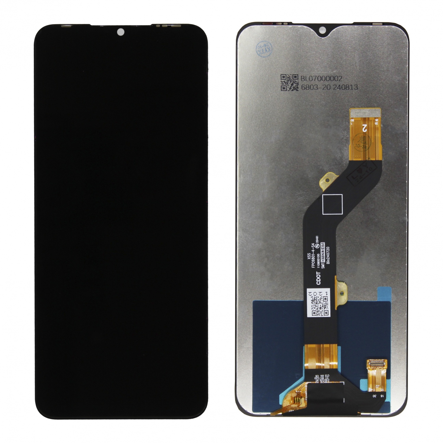 Дисплей в сборе с тачскрином для Infinix Hot 10 Play/11 Play (Черный) - OR