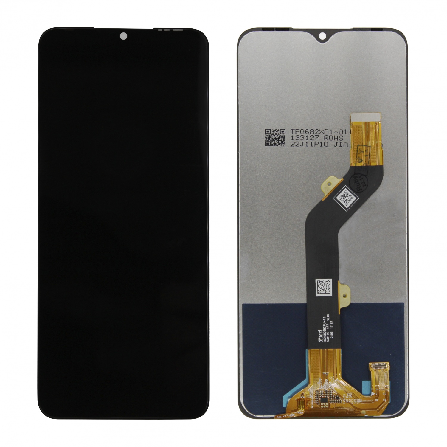 Дисплей в сборе с тачскрином для Infinix Smart 6 Plus (Черный)