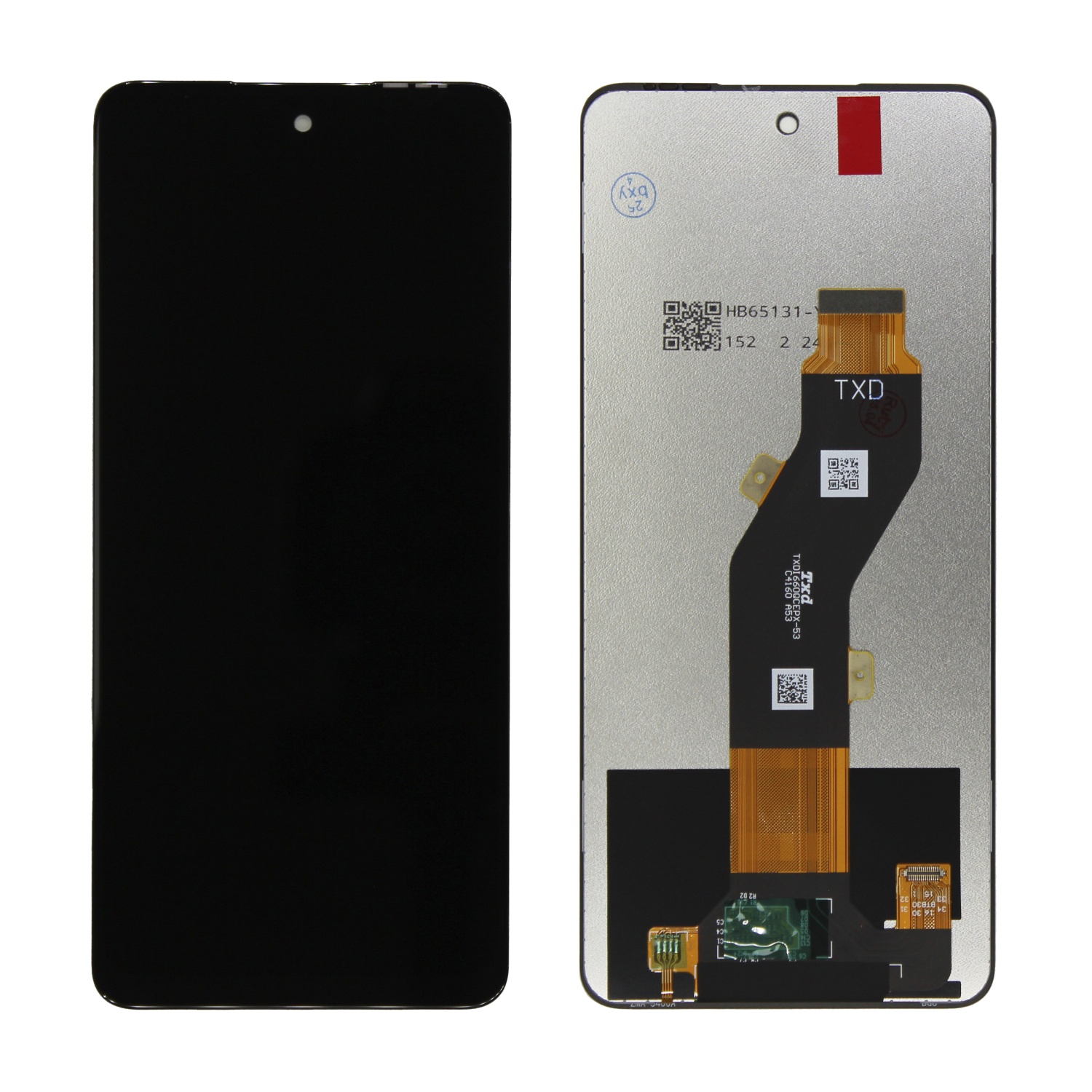 Дисплей в сборе с тачскрином для Tecno Spark 20C (BG7n) (Черный) - OR
