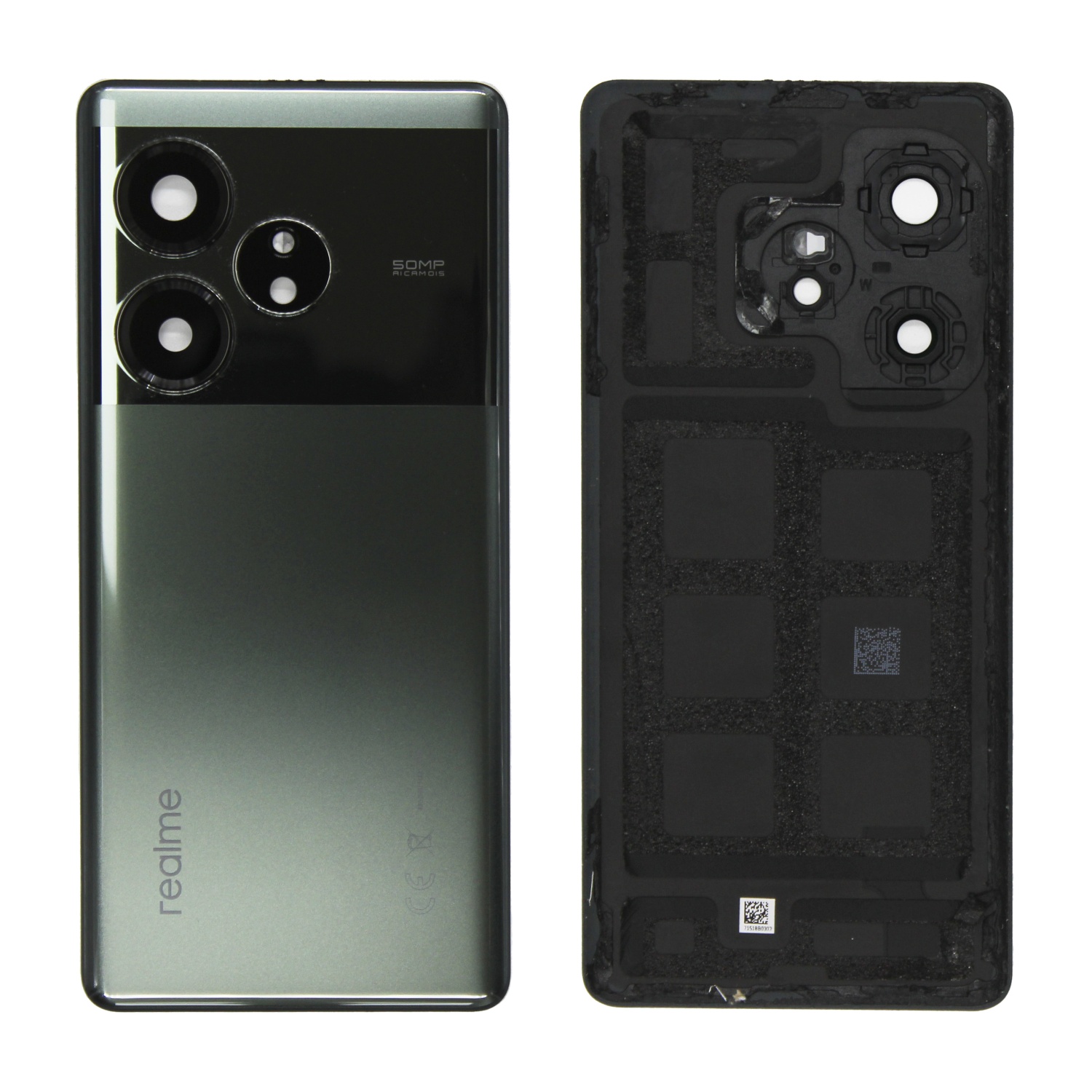 Задняя крышка для Realme GT 6T (Зеленый) - снятый OR100% (SP)