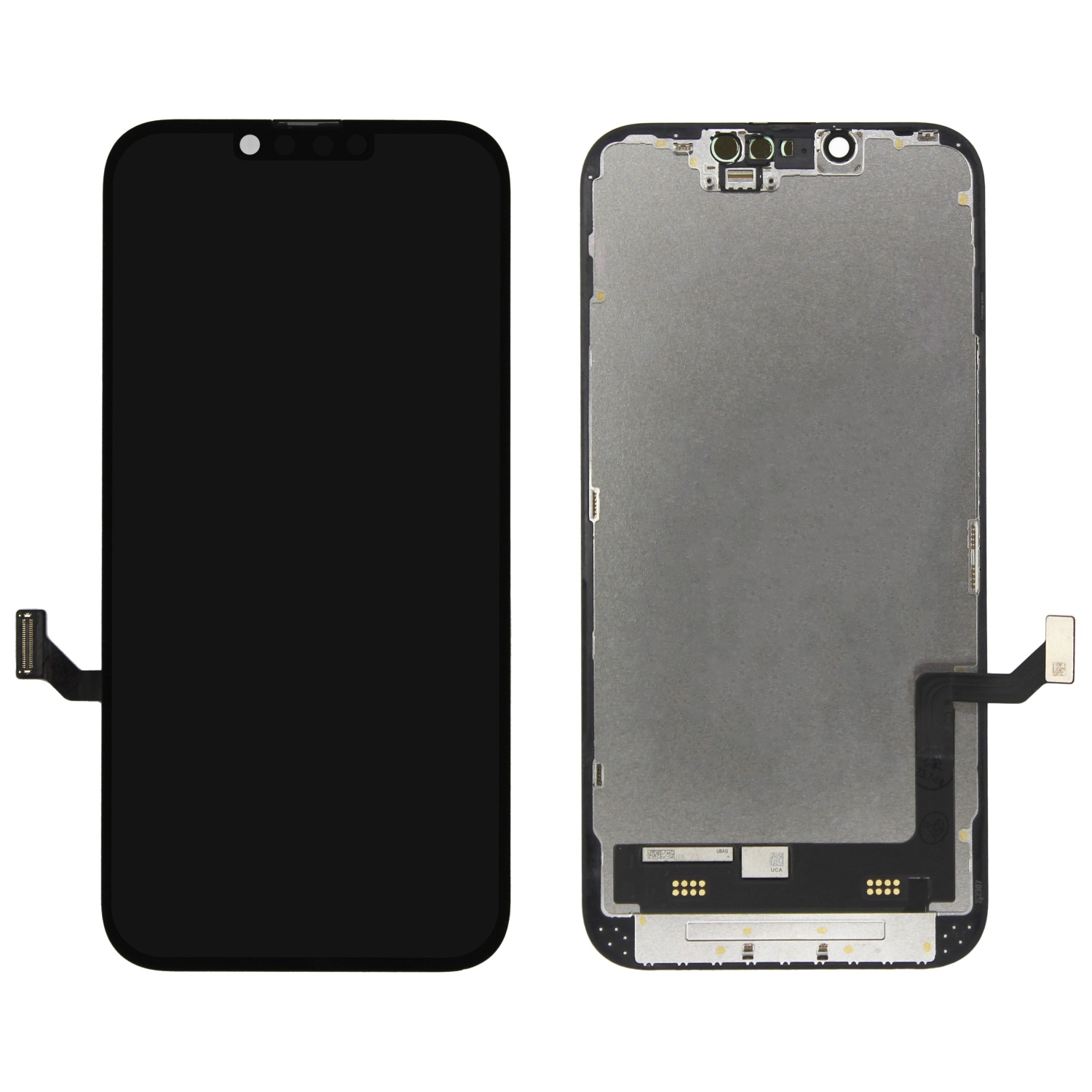Дисплей в сборе с тачскрином для iPhone 14 (Черный) - OR (New Glass) (заменили Стекло)