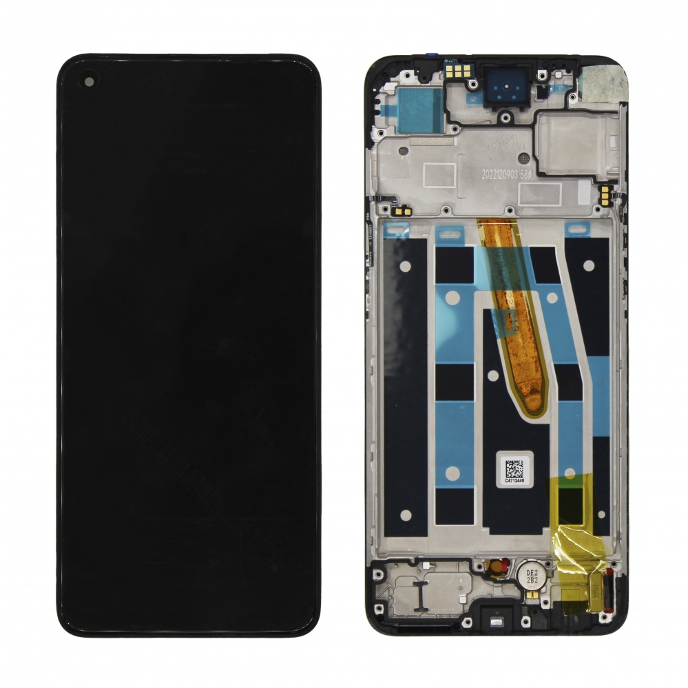 Дисплей в сборе с тачскрином для OPPO Reno 8T 4G (Черный) - в рамке новый OR100% 