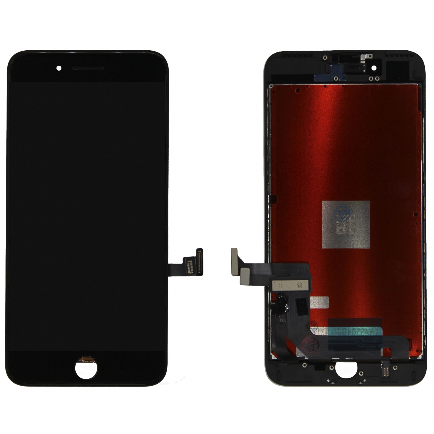 Дисплей в сборе с тачскрином для iPhone 7 Plus (Черный) - Премиум