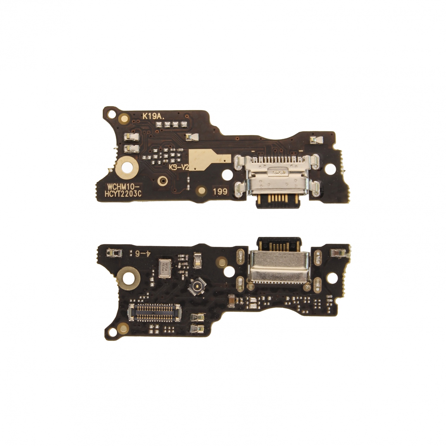 Шлейф Xiaomi Redmi 10 плата на системный разъем/микрофон