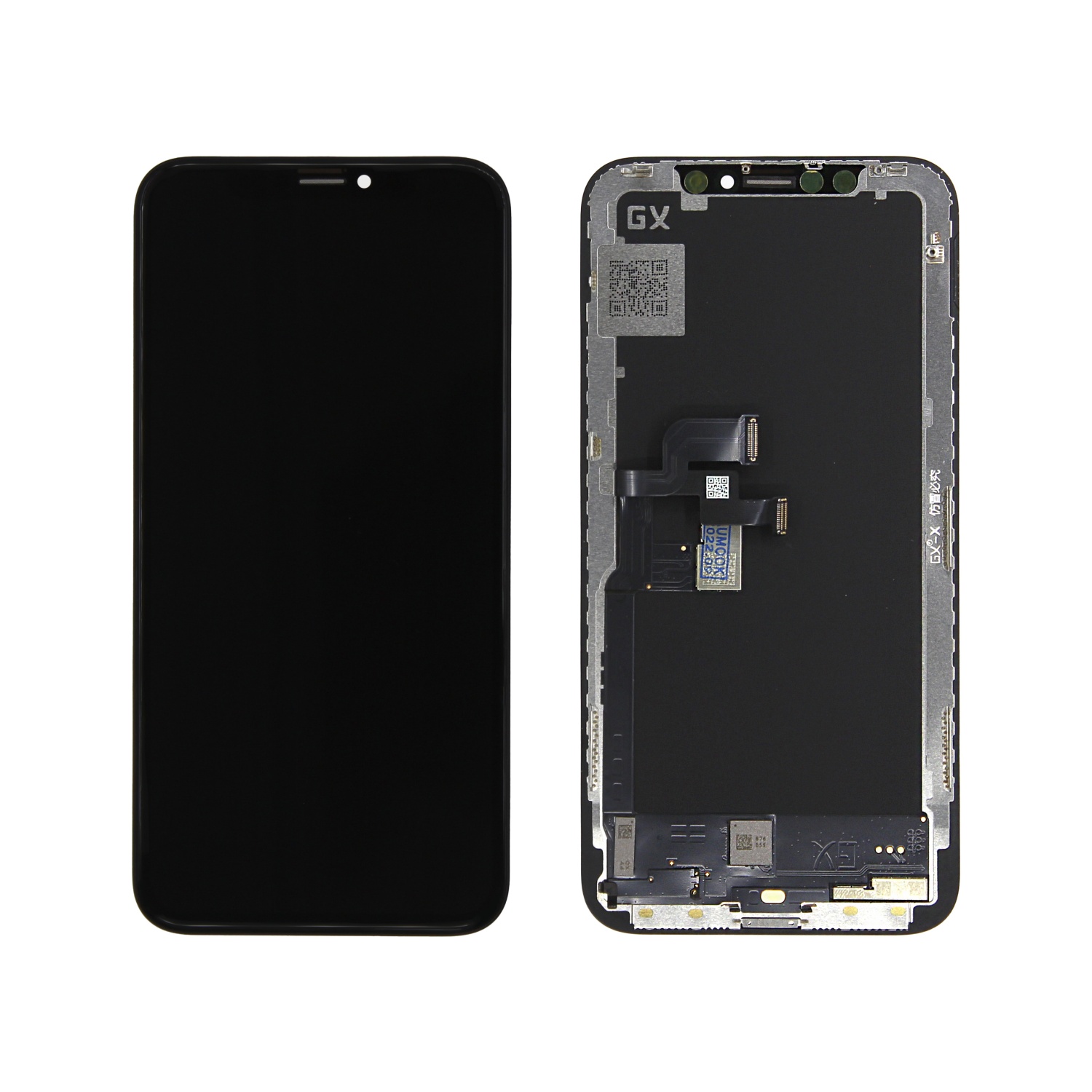 Дисплей в сборе с тачскрином для iPhone X (Черный) - Hard Oled (GX)