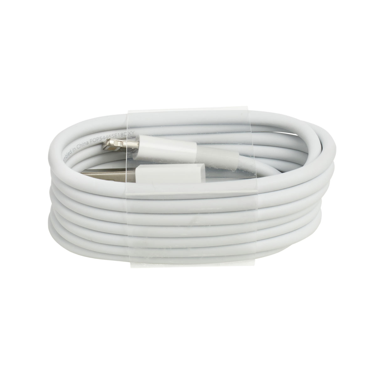 Кабель USB lightning 1м Foxconn AA (Белый)