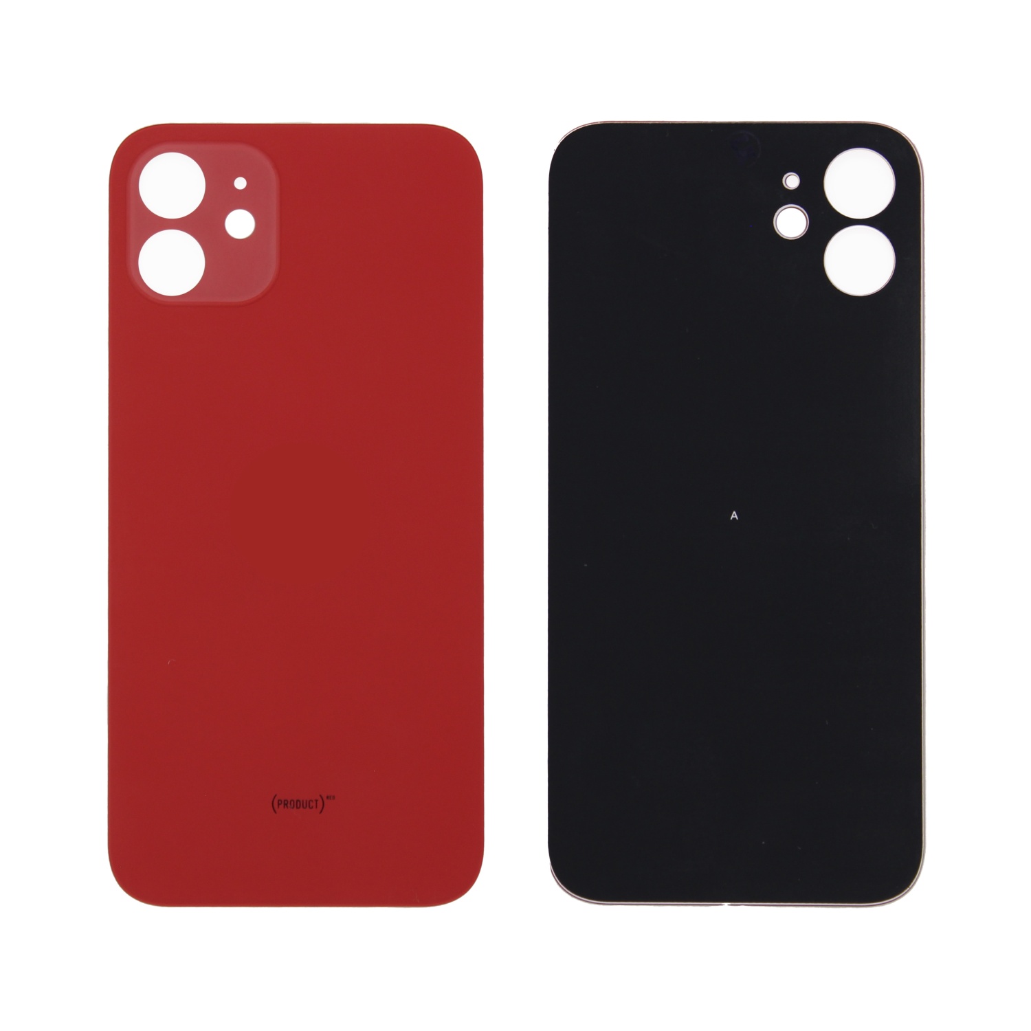 Задняя крышка для iPhone 12 (Красный) - с широким вырезом
