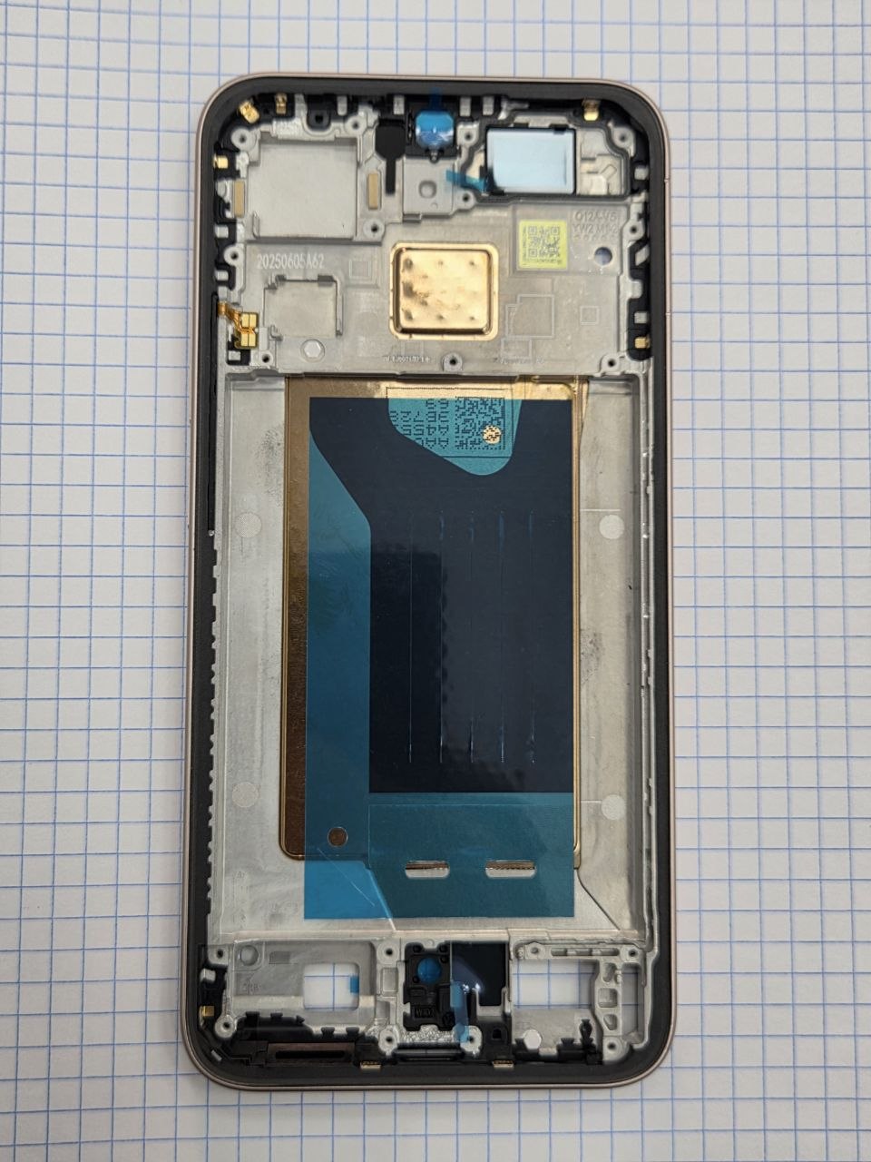 Рамка дисплея для Xiaomi 15T (Золото) - OR100% (SP)