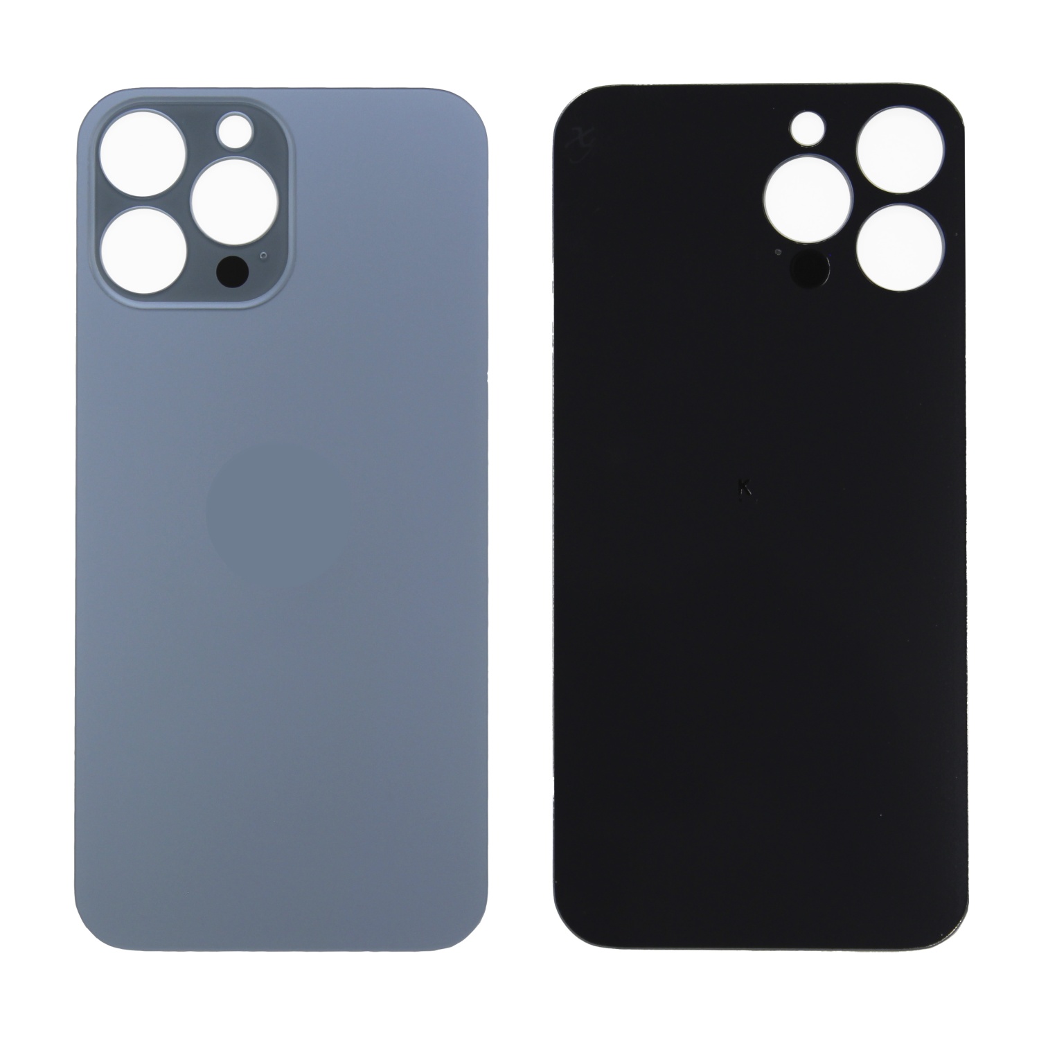 Задняя крышка для iPhone 13 Pro Max (Голубой) - с широким вырезом