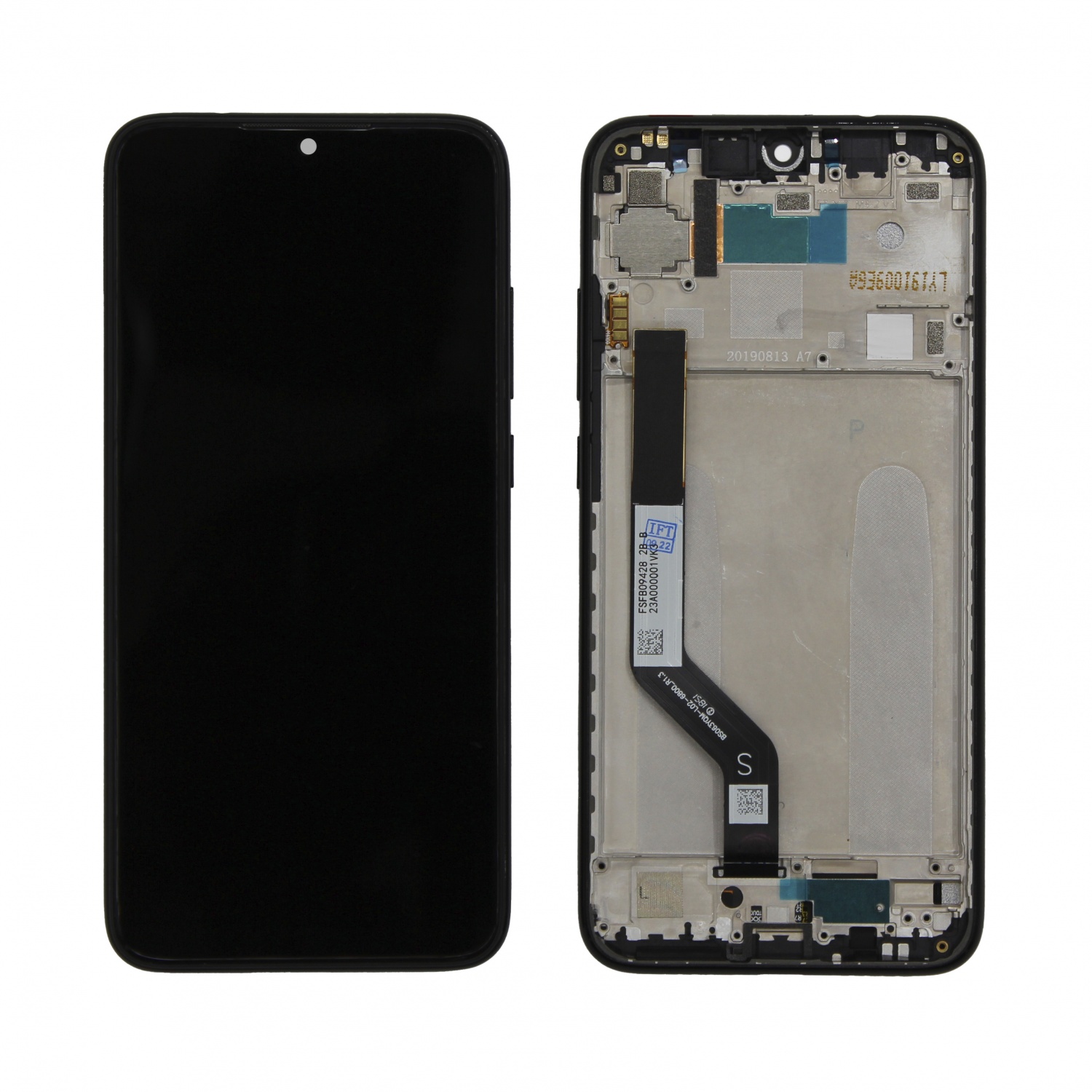 Дисплей в сборе с тачскрином для Xiaomi Redmi Note 7/Redmi Note 7 Pro (Черный) - в рамке OR100