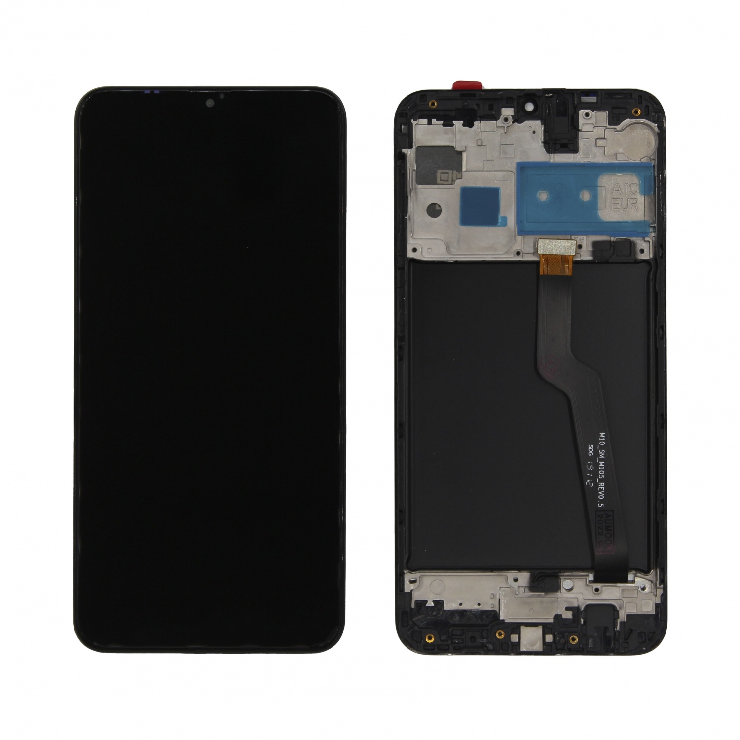 Дисплей в сборе с тачскрином для Samsung A105F (A10) (Черный) - в рамке OR 