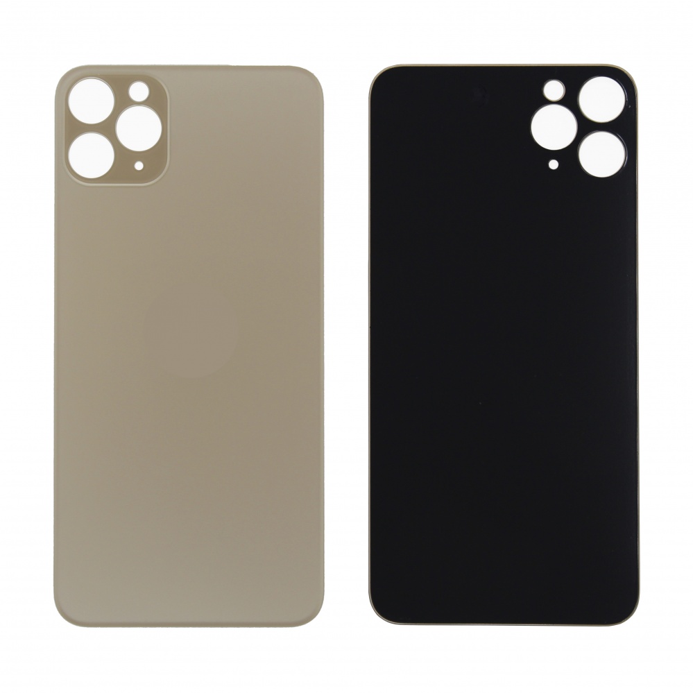 Задняя крышка iPhone 11 Pro Max (Золотой) - с широким вырезом