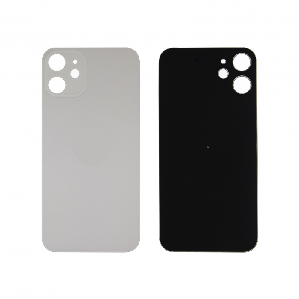 Задняя крышка iPhone 12 mini (Белый) - с узким вырезом