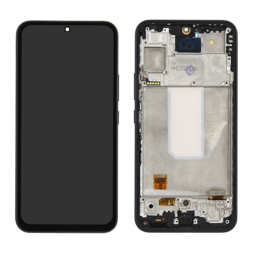 Дисплей в сборе с тачскрином для Samsung A546B 5G (A54) (Черный) - в рамке OLED
