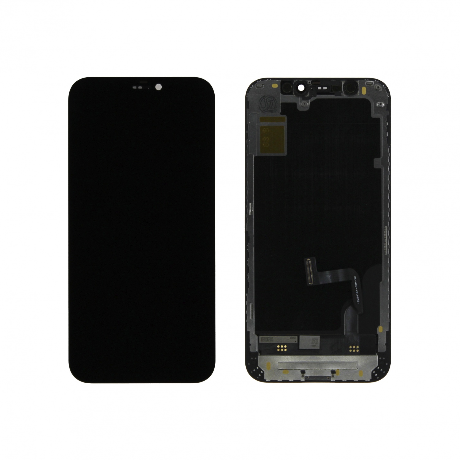 Дисплей в сборе с тачскрином для iPhone 12 mini (Черный) - OLED