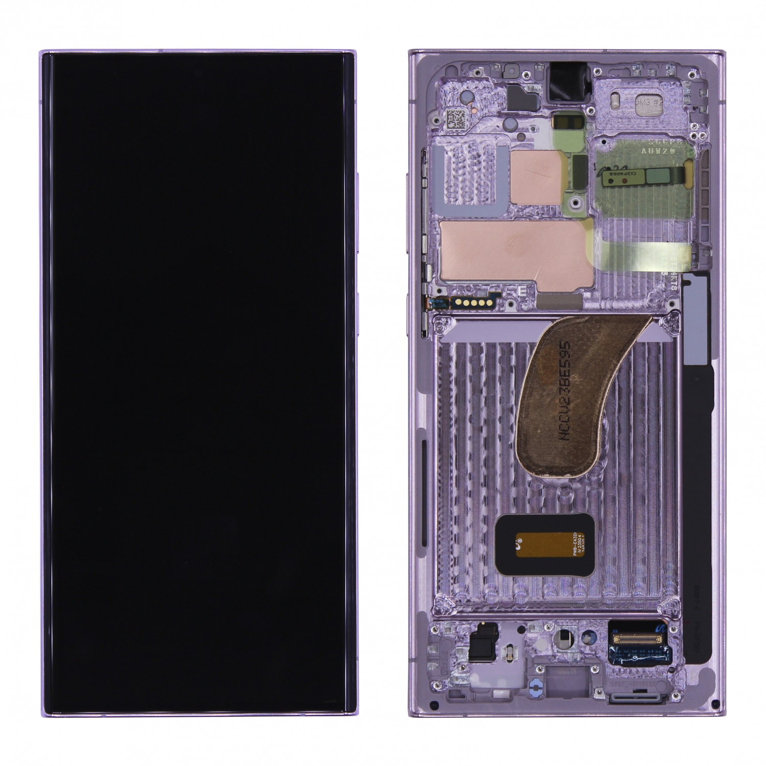 Дисплей в сборе с тачскрином для Samsung S918B (S23 Ultra) (Лавандовый) - в рамке OR100% (SP)