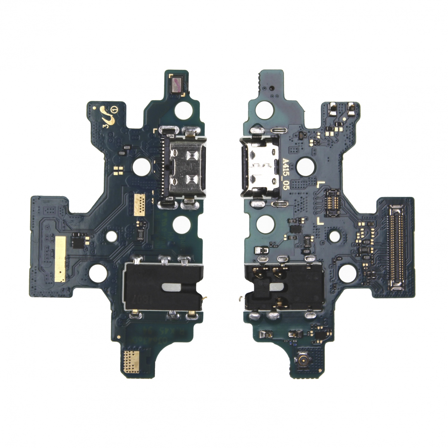 Шлейф Samsung A415F (A41) плата системный разъем/разъем гарнитуры/микрофон Шлейф Samsung A415F (A41) плата системный разъем/разъем гарнитуры/микрофон
