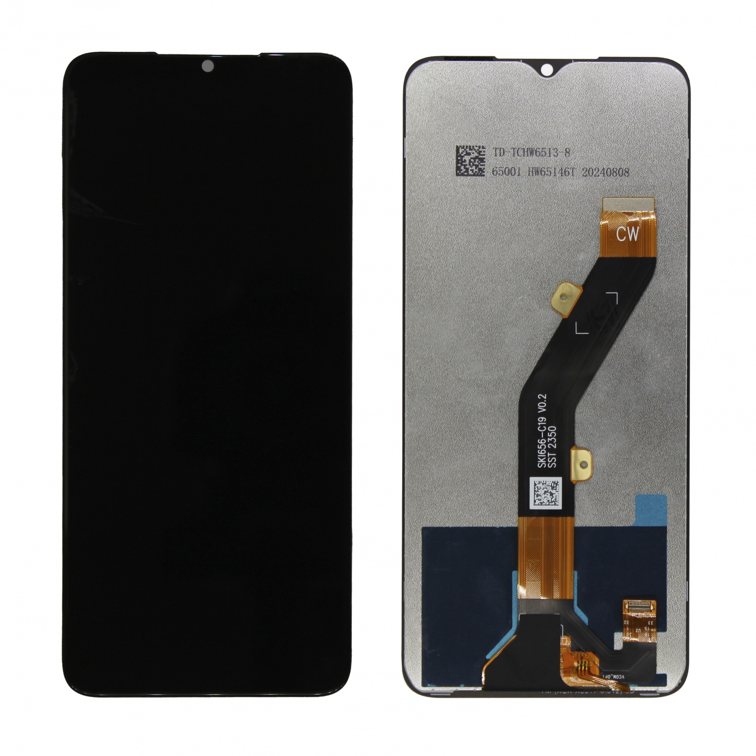 Дисплей в сборе с тачскрином для Tecno Spark 10 4G/10C (Черный) - OR