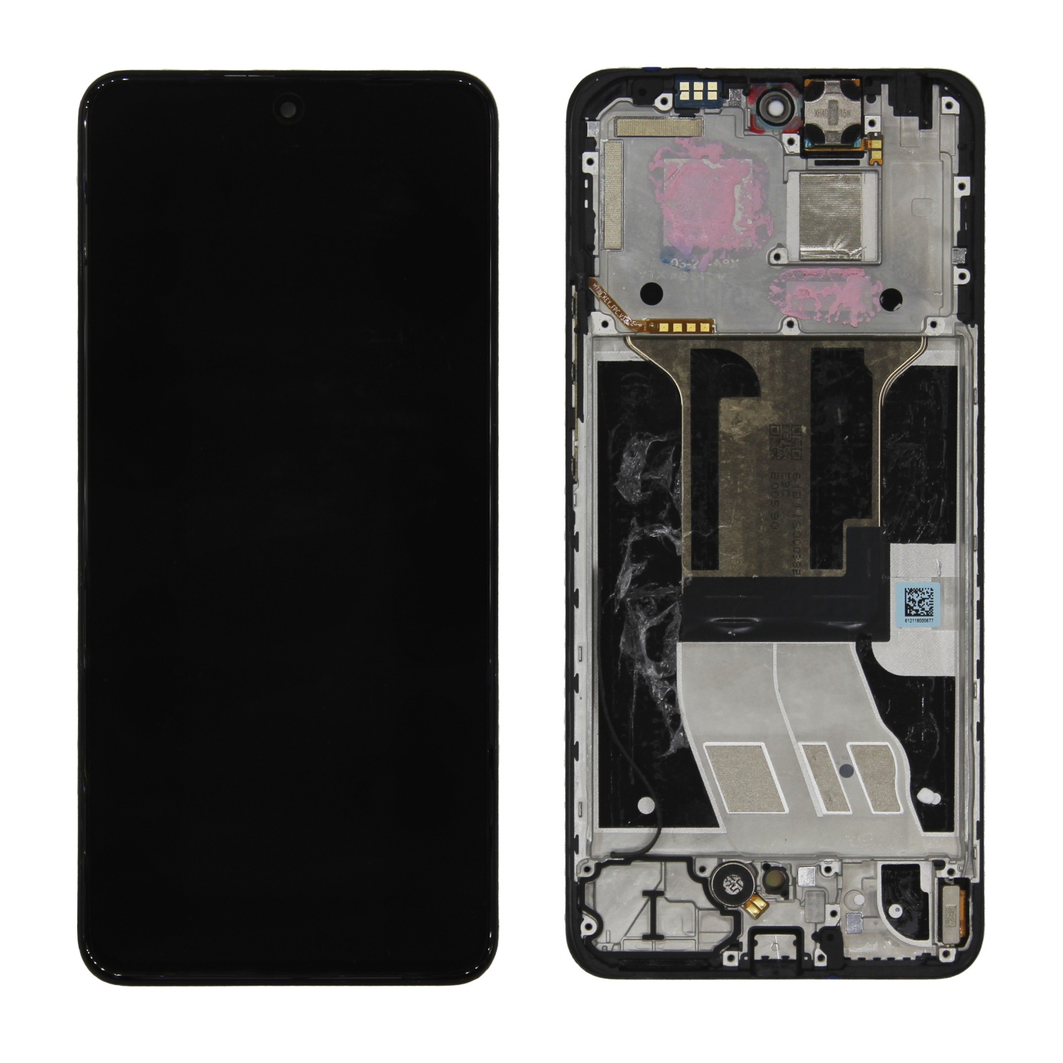 Дисплей в сборе с тачскрином для Realme 12 4G (Черный) - в рамке снятый (OR SP)