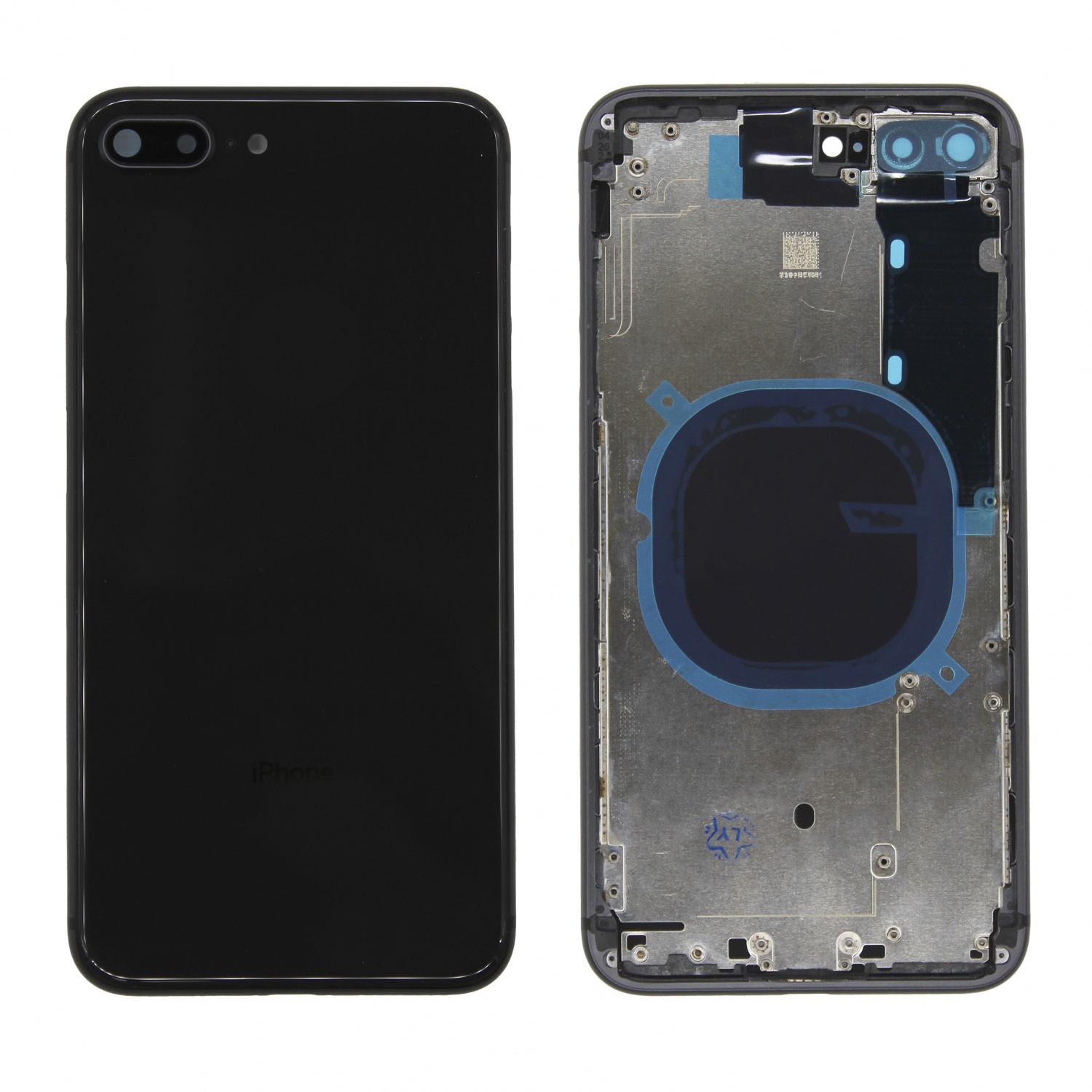Корпус для iPhone 8 Plus (Черный) - Премиум Корпус для iPhone 8 Plus (Черный) - Премиум