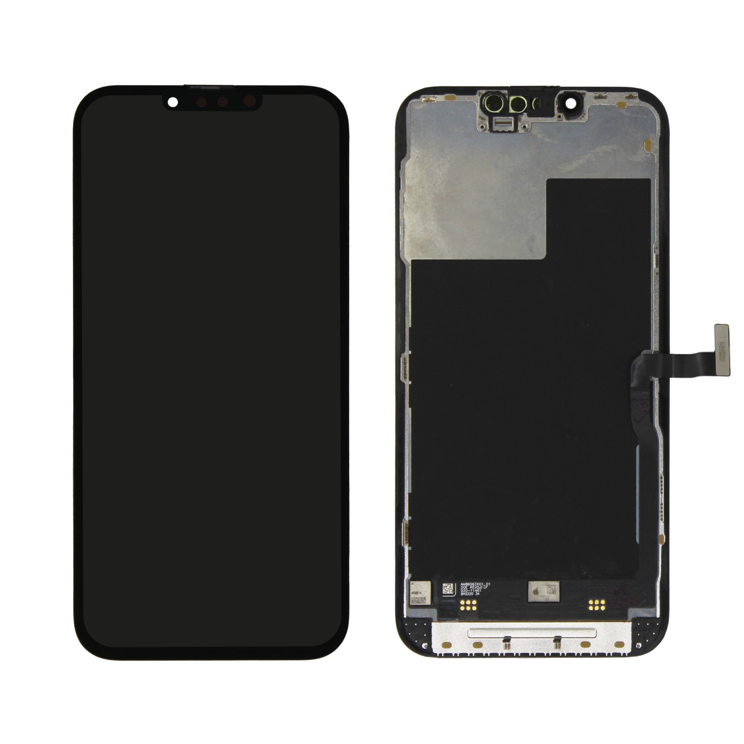 Дисплей в сборе с тачскрином для iPhone 13 Pro (Черный) - OR (заменили Тач + Стекло)