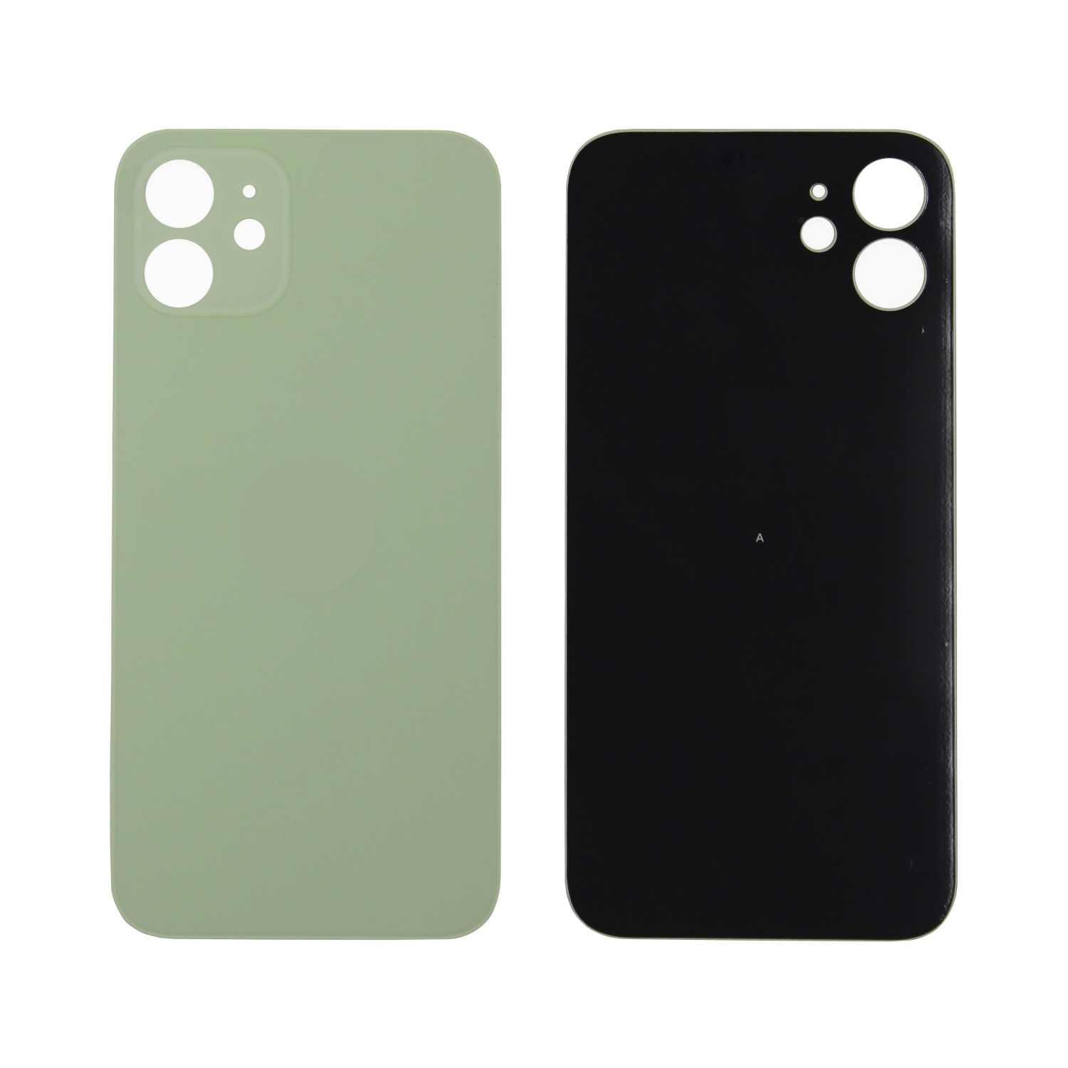 Задняя крышка для iPhone 12 (Зеленый) - с широким вырезом