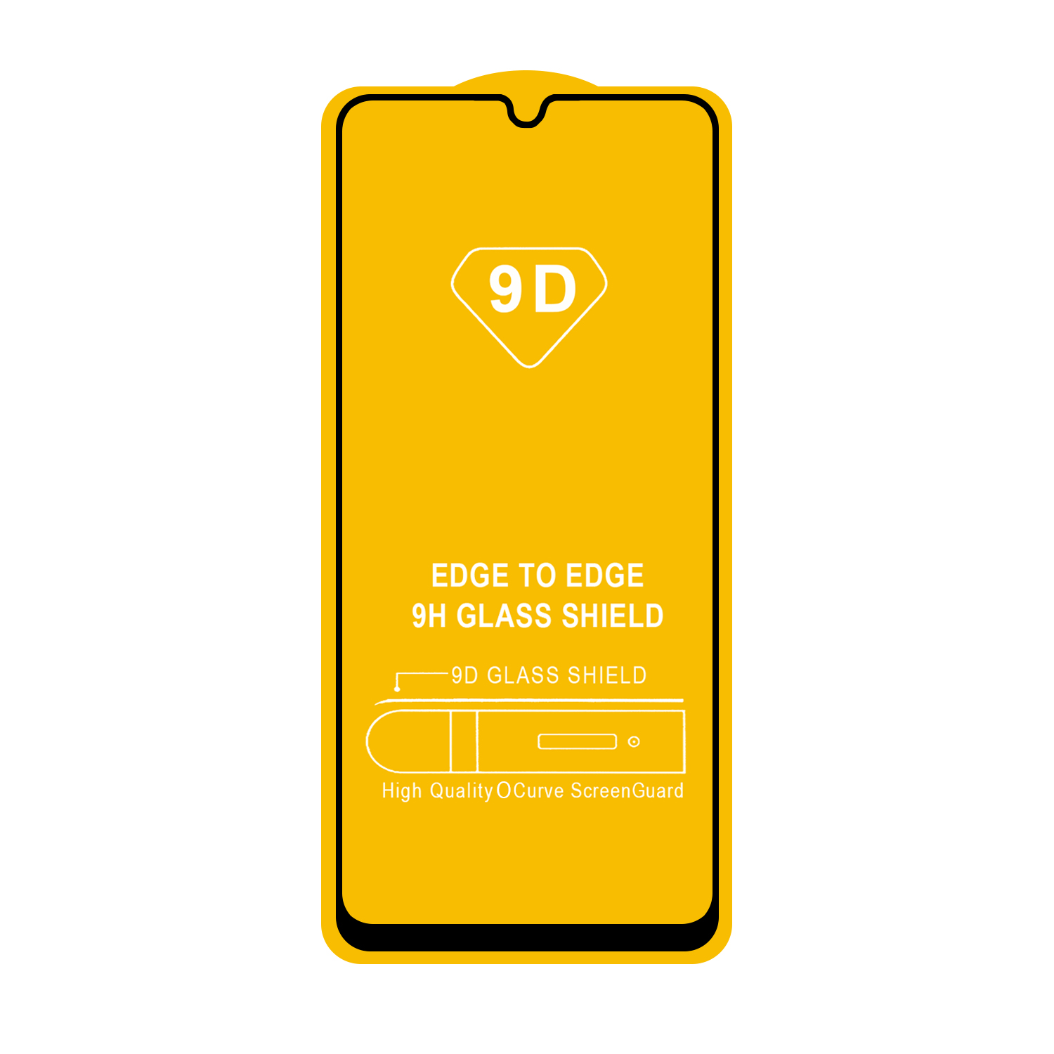 Защитное стекло "Полное покрытие" для Samsung A336F (A33) (Черный)