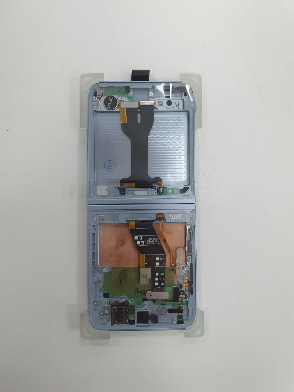 Дисплей в сборе с тачскрином для Samsung Z Flip 6 (F741B) (Синий) - в рамке OR100% (SP)
