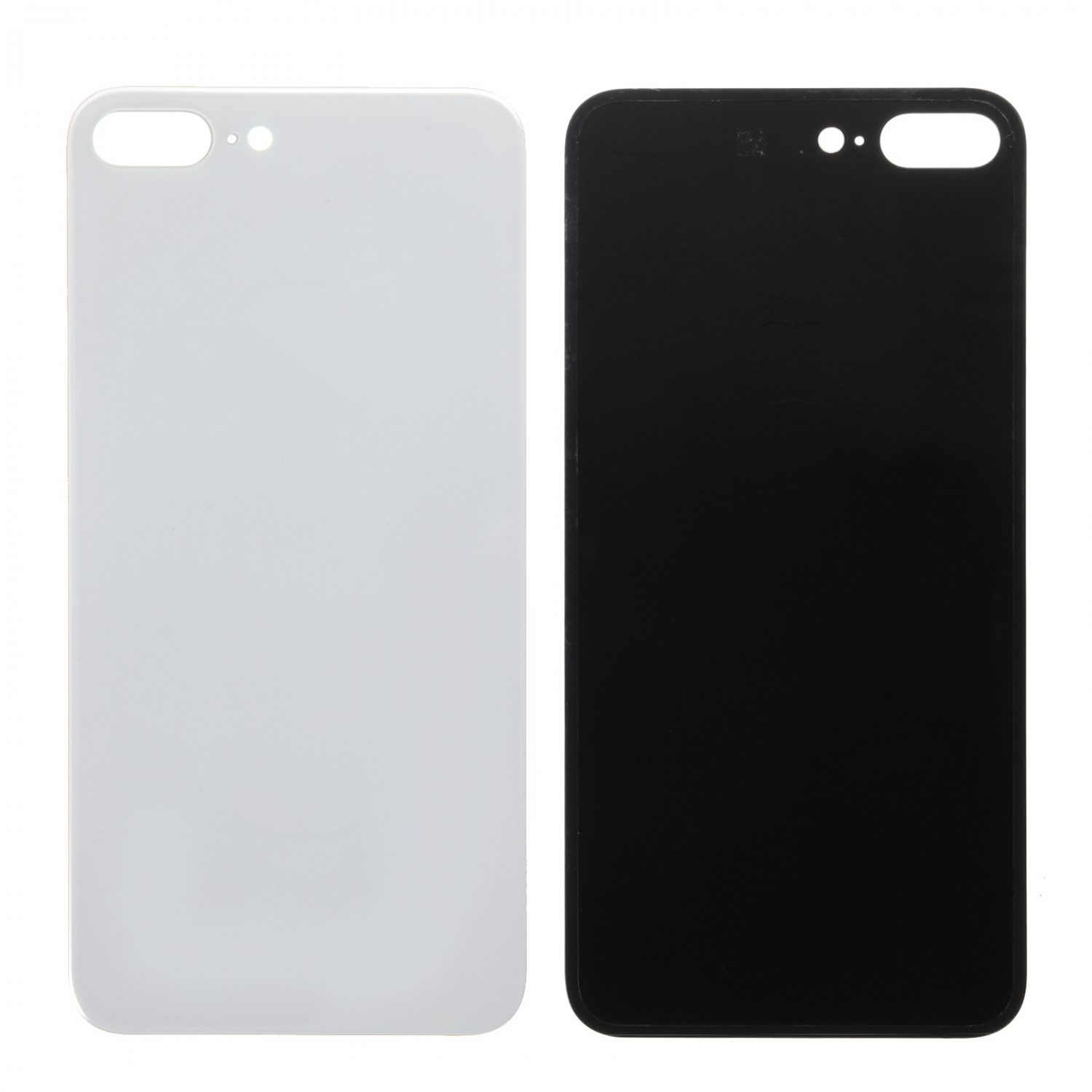 Задняя крышка iPhone 8 Plus (Белый) - со стеклом камеры