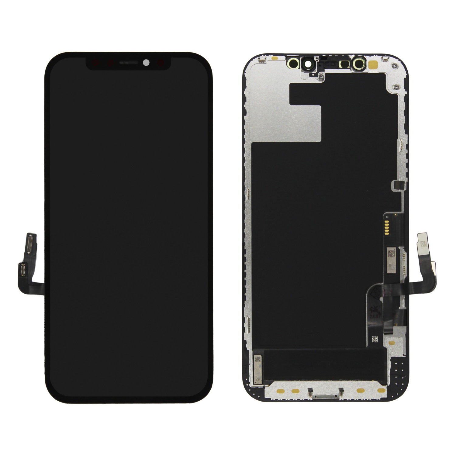 Дисплей в сборе с тачскрином для iPhone 12/12 Pro (Черный) - OR (New Glass) (заменили Стекло)