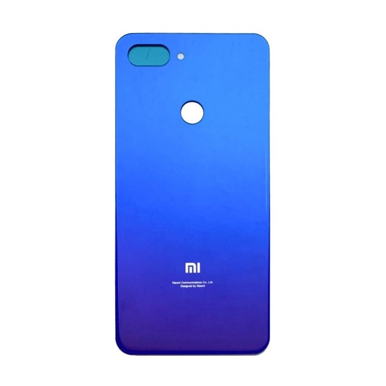Задняя крышка Xiaomi Mi 8 Lite (Синий) - Премиум