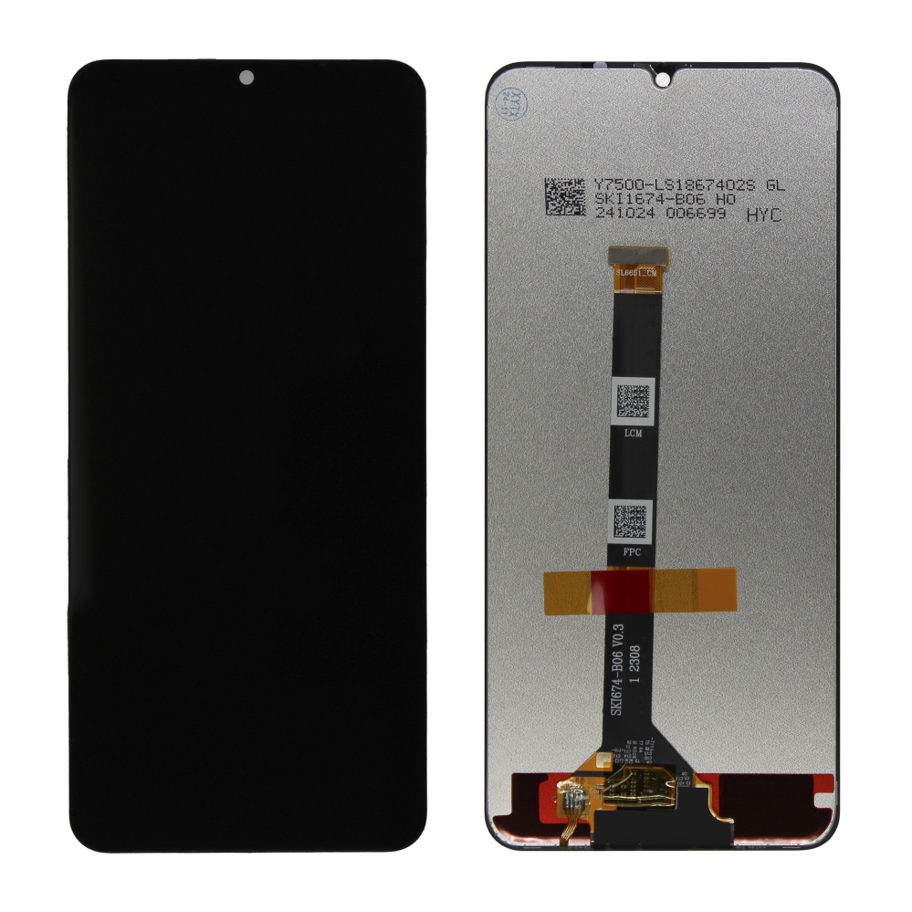 Дисплей в сборе с тачскрином для Realme Note 50 (Черный) - OR 